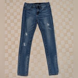 Joe's Jeans Blue Distressed Girl’s Skinny Jeans Size 14